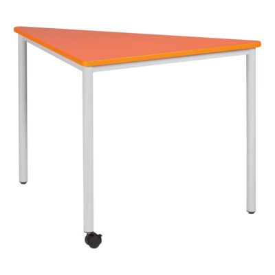 Höhenverstellbarer Pythagoras Dreiecktisch, mit Melaminplatte