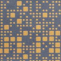 Sessel mit Armlehne und Polsterauflage - bezugstoff gemustert 1 120 graugelb