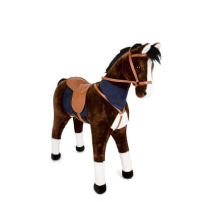 Stehpferd XL mit Sound, braun