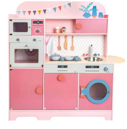 11465_01-kinderkueche-rosa-gourmet-small-foot Kinderküche Rosa Gourmet - 11465 01 kinderkueche rosa gourmet small foot