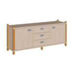 Stollen-Raumteilerschrank, dreiteilig - 1606 051 00 1