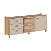 Stollen-Raumteilerschrank, dreiteilig – Bild 2