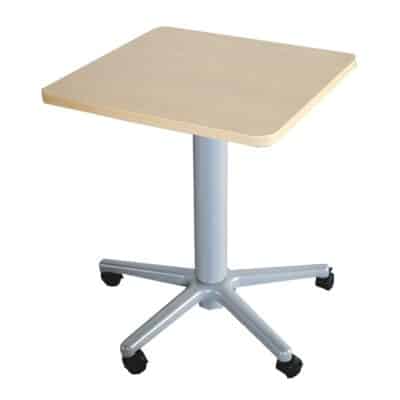 Beistelltisch mit Fußkreuz und Gasfeder, höhenverstellbar 72-110 cm