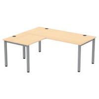 Flexeo® Schreibtisch (Breite 140 cm) mit Anbau – Bild 2
