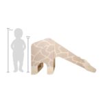Indoor Rutsche Giraffe „Wildlife“ - Groß (12424 70 indoor rutsche giraffe wildlife small foot skizze)