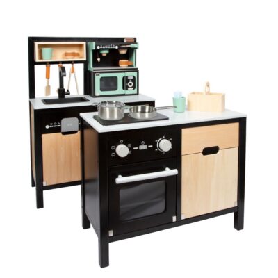 Kinderküche mit Kücheninsel Industrial