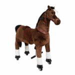 Reitpferd auf Rollen - Groß (12462 01 reitpferd auf rollen small foot raeder sattel griffe)