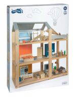 Puppenhaus Natur mit Möbeln - Groß (12541 80 puppenhaus natur mit moebeln small foot verpackung)