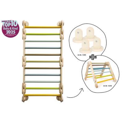 Kletterdreieck-Sprossenwand 2in1 „Adventure“