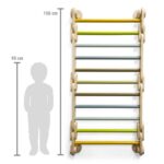 Kletterdreieck-Sprossenwand 2in1 „Adventure“ - Groß (12625 70 klettedreieck sprossenwand 2in1 adventure small foot skizze)