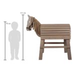 Holzpferd grau - Groß (12693 70 holzpferd grau small foot skizze)