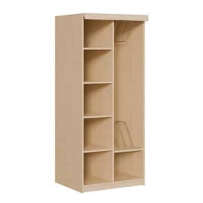 Liegepolsterregal für 130-150 cm lange Polster, mit Fächern