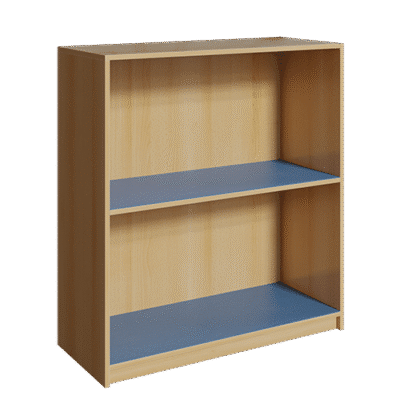 Regal aus feuerhemmendem Material mit 1 Zwischenboden für Schulranzen-Trolleys