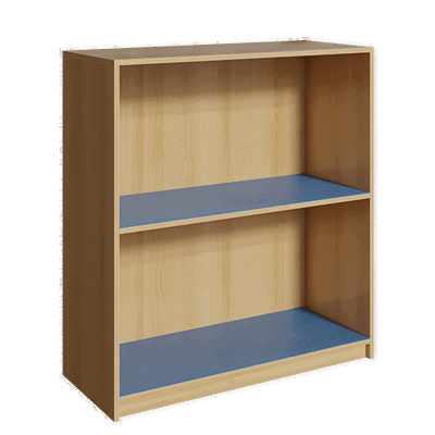 Regal aus feuerhemmendem Material mit 1 Zwischenboden für Schulranzen-Trolleys