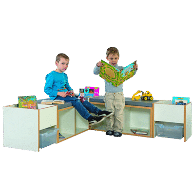 Leseinsel Sitzecke mit Sitzpolster