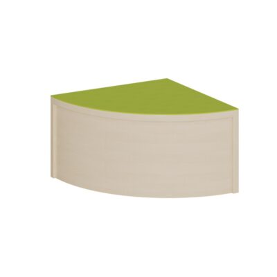 Linoleum-Viertelkreispodest 40x40 cm