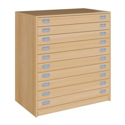 Papierschrank mit Schüben