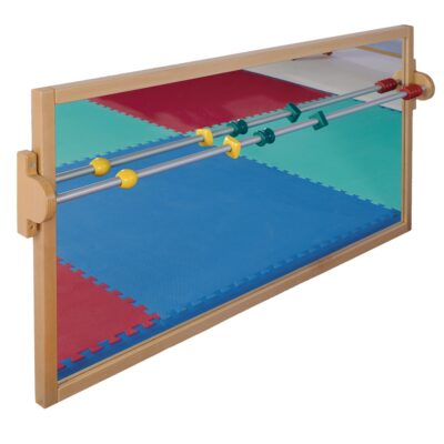 Lauflernspiegel - Sicherheitsspiegel mit Massivholz-Buche-Rahmen