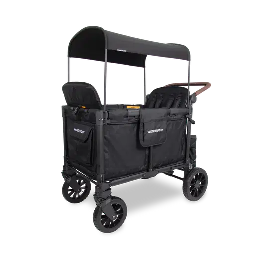 W4LUXPRO-BLK-01 Wonderfold Kinderwagen für 4 Kinder – W4 Luxe Pro - W4LUXPRO BLK 01