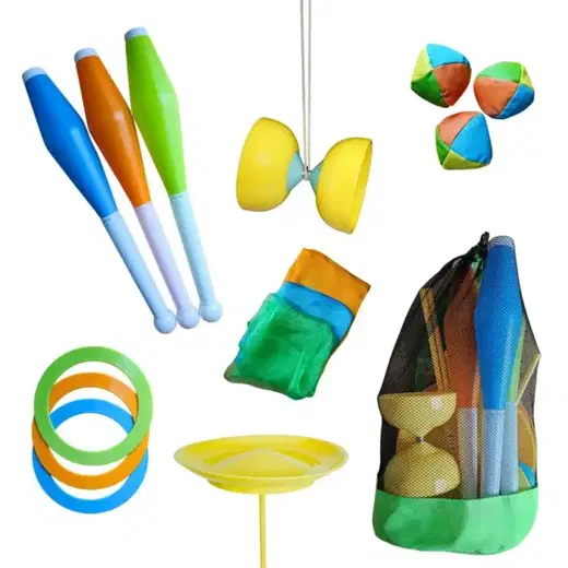 jonglierset-im-rucksack Jonglier-Set für Kinder - jonglierset im rucksack