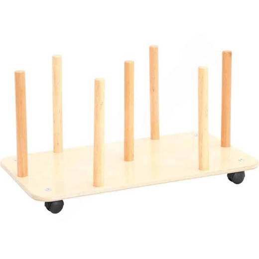 mobiler-doppelstander-fur-20-quadratkissen-100710-w Mobiler Ständer für 20 Sitzkissen (Breite bis 35 cm) - mobiler doppelstander fur 20 quadratkissen 100710 w