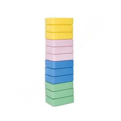 Sitzkissen rechteckig, 12er-Set, Pastell