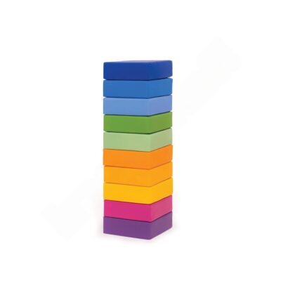 Sitzkissen quadratisch, H 10 cm, 10er-Set – Regenbogen
