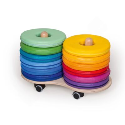 Wagen mit Donut-Kissen