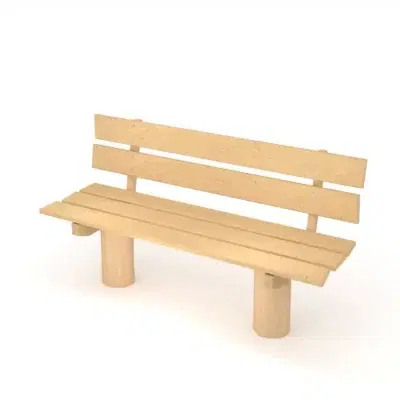 Bank mit Lehne aus Akazienholz – ROBINIA RB1390