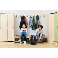 Flexeo® Garderobenleiste „Armadio“, rechteckig mit Haken – Bild 45