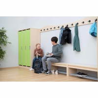 Flexeo® Garderobenleiste „Armadio“, rechteckig mit Haken – Bild 46