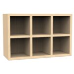 Flexeo® Garderoben-Hängeregal „Armadio“, Breite 60 cm, Tiefe 23 cm - 809182 a
