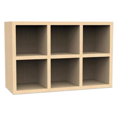 Flexeo® Garderoben-Hängeregal „Armadio“, Breite 60 cm, Tiefe 23 cm