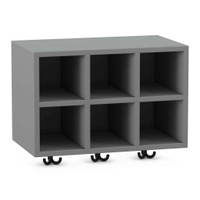 Flexeo® Garderoben-Hängeregal „Armadio“, Breite 60 cm, Tiefe 35 cm – Bild 4