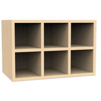 Flexeo® Garderoben-Hängeregal „Armadio“, Breite 60 cm, Tiefe 35 cm