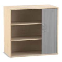 Flexeo® Rollladen-Aufsatzschrank, 3 Fächer, Breite 94,4 cm – Bild 6