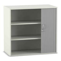 Flexeo® Rollladen-Aufsatzschrank, 3 Fächer, Breite 94,4 cm – Bild 18