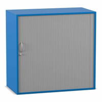 Flexeo® Rollladen-Aufsatzschrank, 3 Fächer, Breite 94,4 cm – Bild 8