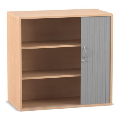 Flexeo® Rollladen-Aufsatzschrank, 3 Fächer, Breite 94,4 cm