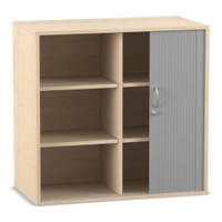 Flexeo® Rollladen-Aufsatzschrank, 6 Fächer, Breite 94,4 cm – Bild 29