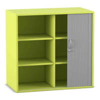 Flexeo® Rollladen-Aufsatzschrank, 6 Fächer, Breite 94,4 cm – Bild 14