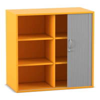 Flexeo® Rollladen-Aufsatzschrank, 6 Fächer, Breite 94,4 cm – Bild 2