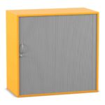 Flexeo® Rollladen-Aufsatzschrank, 6 Fächer, Breite 94,4 cm - 814009V0037 P02