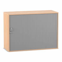 Flexeo® Rollladen-Aufsatzschrank, 6 Fächer, Breite: 126,4 cm – Bild 9