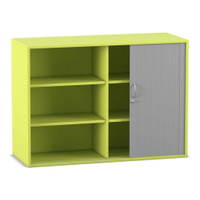 Flexeo® Rollladen-Aufsatzschrank, 6 Fächer, Breite: 126,4 cm – Bild 14