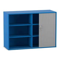 Flexeo® Rollladen-Aufsatzschrank, 6 Fächer, Breite: 126,4 cm – Bild 26