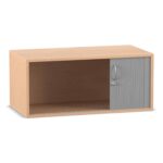 Flexeo® Rollladen-Aufsatzschrank, 1 Fach, Breite 94,4 cm - 814012 P01