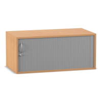 Flexeo® Rollladen-Aufsatzschrank, 2 Fächer, Mittelwand, Breite 94,4 cm – Bild 12