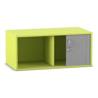 Flexeo® Rollladen-Aufsatzschrank, 2 Fächer, Mittelwand, Breite 94,4 cm – Bild 14