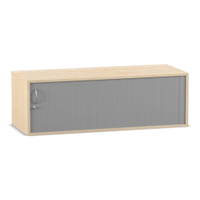 Flexeo® Rollladen-Aufsatzschrank, 2 Fächer, Breite 126,4 cm – Bild 30